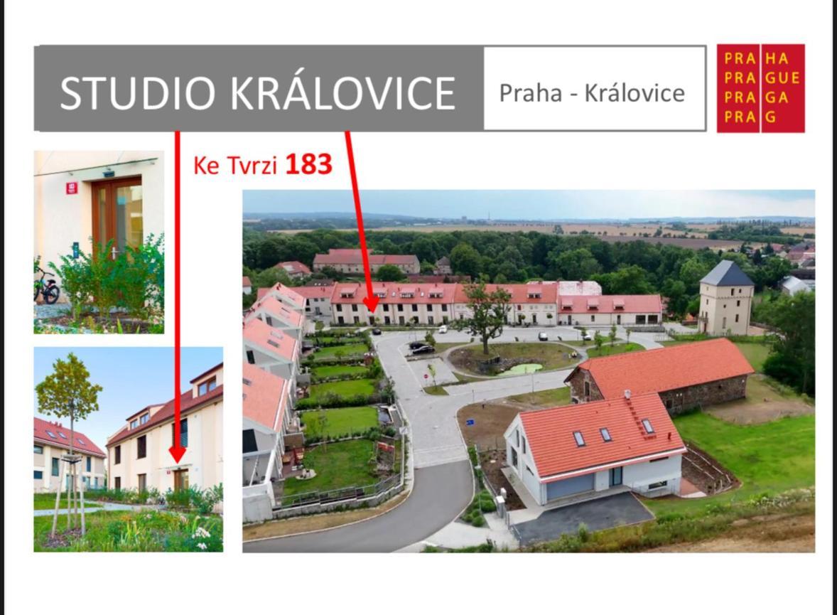 Studio Kralovice Apartment Prag Eksteriør billede