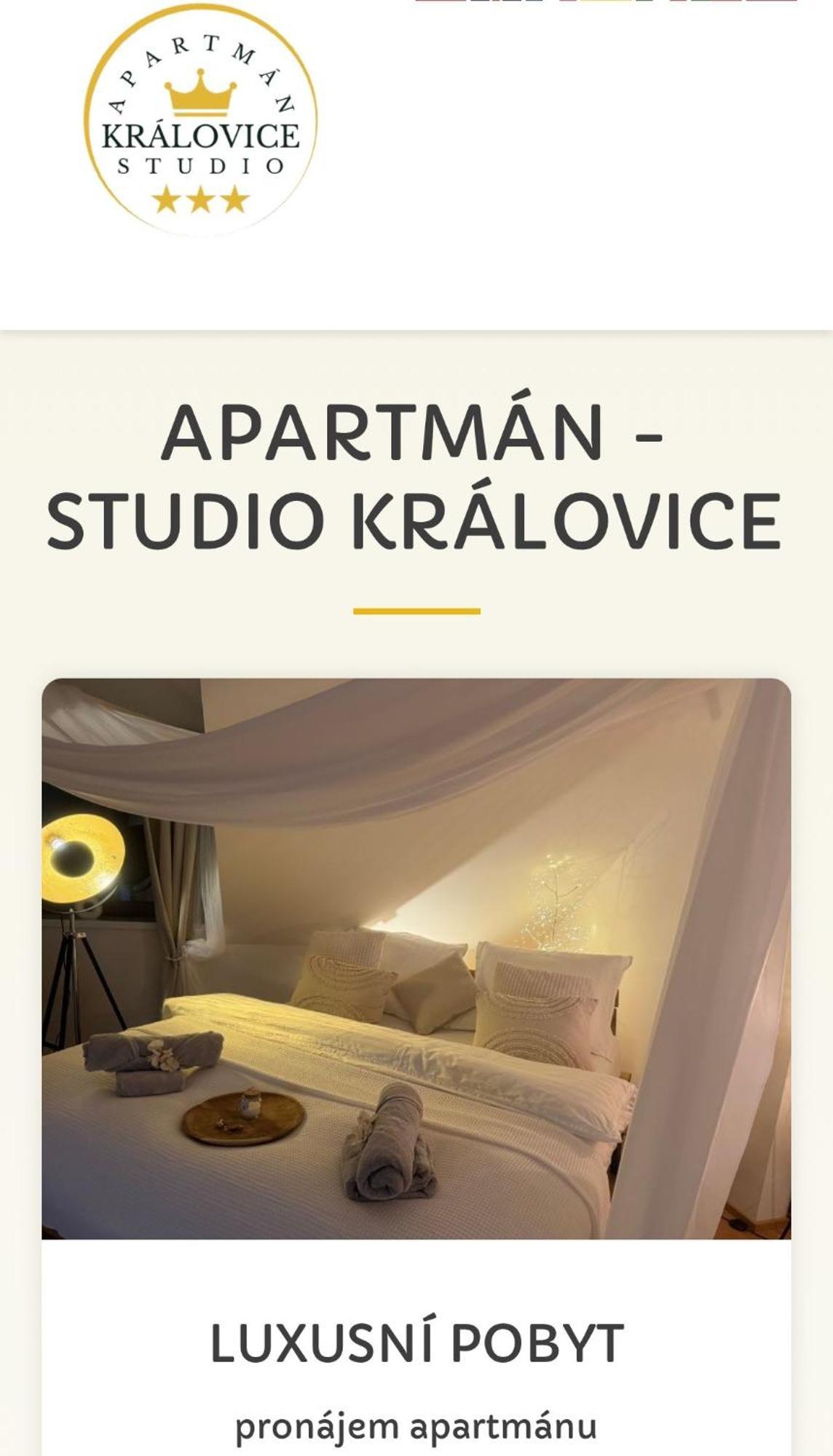 Studio Kralovice Apartment Prag Eksteriør billede